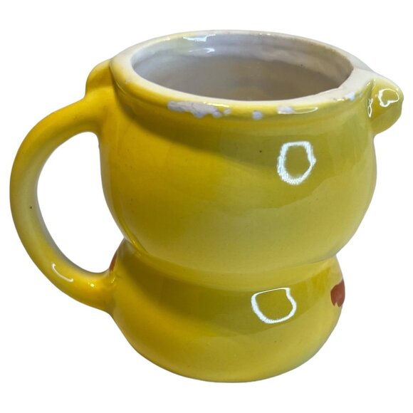 1973 Holt Howard Smiling Tiger Childs Mug Cup Made Japan Ceramic Yellow Chips - Picture 4 of 8